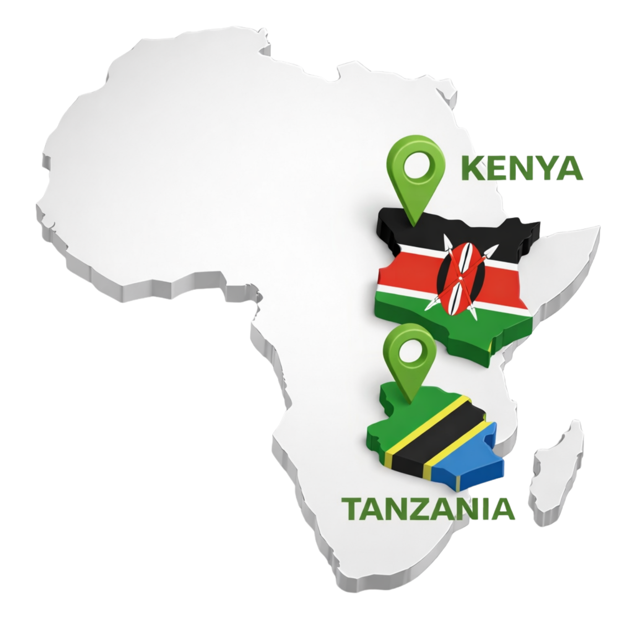 Built specifically for Kenya and Tanzania.