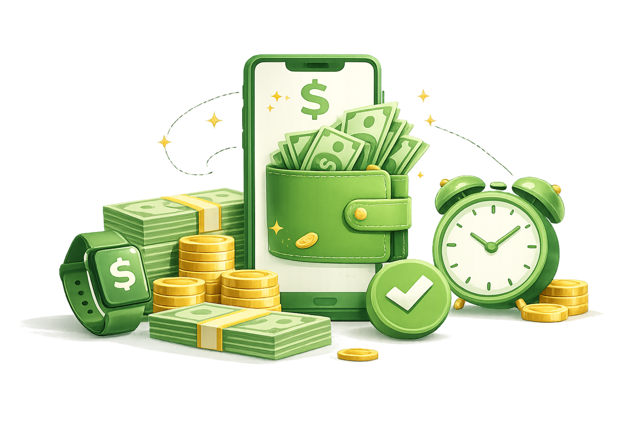 Fast access to your money with flexible payout models.